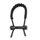 thumbnail image 1 of Muñequera de arco y flecha, accesorios para equipo de tiro con arco, arco recurvo compuesto tejido a mano, correa de muñeca para arco y flecha de tiro recto (negra), 1 of 6