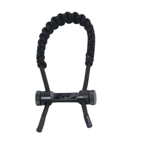 COSLUS Wrist Rope Bow and Arrow Archery Equipment Accessories Hand-woven Composite Recurve Bow Straight Pull Bow and Arrow Wristband (Black)