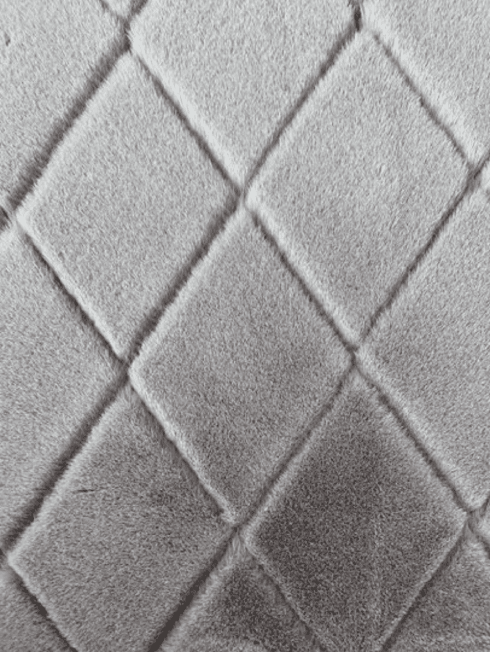 Better Homes & Gardens 30x46 Diamond Grey Rabbit Faux Fur
