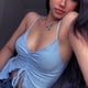 thumbnail image 2 of Top corto de verano para mujer, Top ajustado con tirantes finos y cuello en V con cordón y espalda descubierta para mujer, azul L, 2 of 8