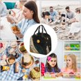 thumbnail image 7 of Naloa Abstract Gold Floral Galaxy Print Lunch Box for Women Men,Insulated Lunch Bag,Lunchbox,Thermal Leakproof Cooler,Reusable Lunch Tote Bag for Work School Travel Picnic, 7 of 7