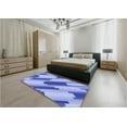 thumbnail image 4 of Ahgly Company Indoor Rectangle Patterned Jeans Blue Area Rugs, 5' x 8', 4 of 6