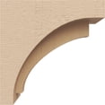 thumbnail image 3 of 3"W x 6"D x 6"H Classic Rivera Rough Cedar Woodgrain TimberThane Corbel, Primed Tan, 3 of 6