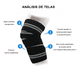 thumbnail image 3 of 1 Par Vendas Para Rodilla Knee Wraps Elastica Rodilleras Gym Xtellar negro, 3 of 3