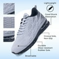 thumbnail image 5 of GOOBON Mens Running Shoes Tennis Shoes Non Slip Air Cushion Athletic Sneakers Breathable Fashion Walking Sneakers for Workout Jogging, 5 of 6