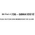 thumbnail image 4 of ITW Boat Push Button Switch 58M-A12G12 | 12V Illuminated Momentary, 4 of 4