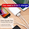 thumbnail image 5 of HomeLife 1 Set Multi-port Charger High Power US Plug 5/10 Ports USB Phone Charger Adapter Phone Accessories for Home, 5 of 13