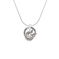 thumbnail image 2 of Delight Jewelry Silvertone Birds Nest with Eggs Silvertone Grandmother Ring Charm Necklace, 18", 2 of 4