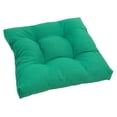 thumbnail image 5 of 19-inch Squared Spun Polyester Tufted Dining Chair Cushion - Aqua Blue, 5 of 5