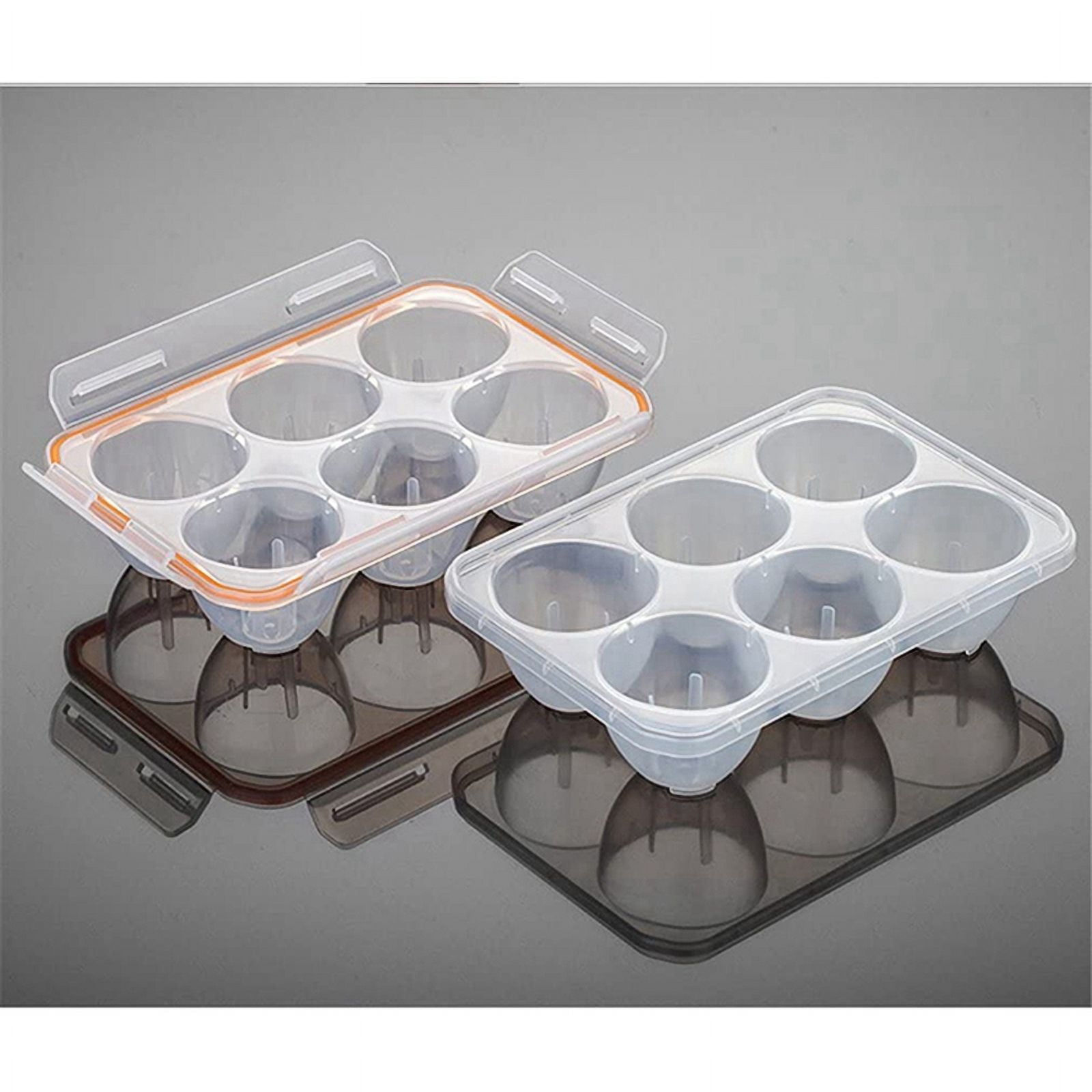 3X Portable Camping Shockproof and Leakproof 6 Eggs Carrier Container Case Eggs Carrier Holder Egg Storage Box Case