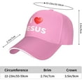 thumbnail image 6 of I Love Jesus Hat Jesus Christ Hat Religious Christian Hat God Blessed Hat Adjustable Baseball Cap, 6 of 9