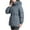 Sky Blue, variant on Fashion Winter Warm Jackets for Womens Plus Size Solid Color Pocket Hodded Draw Rope Keep Warm Fashion Coat