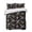 Black, variant on Quilts Queen Size Bedding Set, Cute Black Space Lightweight Quilted Comforter, Star Cartoon Spaceship Planet Soft Reversible Bedspread Coverlet with Pillow Covers for All Season, 90" x 96"