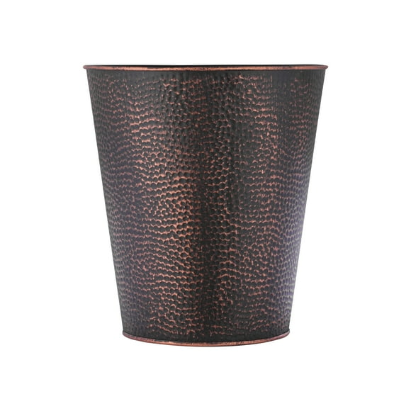 Wastebasket for Bedroom, Bathroom, Trash Can 6 Liters, Bronze, Stainless Steel