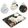 thumbnail image 4 of Kitchen Drying Mat Kitchen Drying Pad 16x18In Drying Dish Mat Dish Drying Mats Kitchen Countertop Multi-Function Drain Drying Mat Warm Christmas Beautiful Cat, 4 of 8