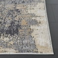 thumbnail image 3 of SAFAVIEH Amelia Boyce Abstract Runner Rug, Gray/Gold, 2'2" x 12', 3 of 12