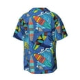 thumbnail image 7 of Kdxio Men's Hawaiian Shirt for Men Short Sleeve Shirt Hawaiian Style Summer Casual Holiday Beach Button Down T-Shirts, 7 of 7