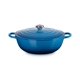 thumbnail image 2 of Horno holandés Le Creuset Signature de hierro fundido de 7,5 litros, color azul marsellés, 2 of 5