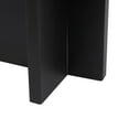 thumbnail image 5 of DecMode 48" x 18" Brown Teak Wood Handmade Coffee Table with Brown Live Edge Tabletop, 1-Piece, 5 of 9
