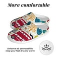 thumbnail image 6 of Picia London Symbols for Women's Lamb-hug Comfy Fleece House Slippers Memory Foam, Slip-on House Shoes Indoor Outdoor-46/47, 6 of 7