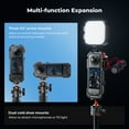 thumbnail image 5 of K&F CONCEPT Camera Cage Compatible with Insta360 X5, Durable Aluminum Alloy Protective Case with Quick Release Knob, Silicone Lens Cover Action Camera Frame, 5 of 8