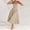 Apricot, variant on Morttic Women's Spaghetti Strap Bust-Binding Midi Dress – Flowy A-Line with Pocket, Solid Color Summer Casual Outfit Blue，S