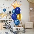 thumbnail image 6 of ABXMAS Birthday Themed Balloon Arch Kit Set Blue, 45 Pcs Latex Balloons Set for Boys Girls Mens Womens Birthday Party Decorations, 6 of 7