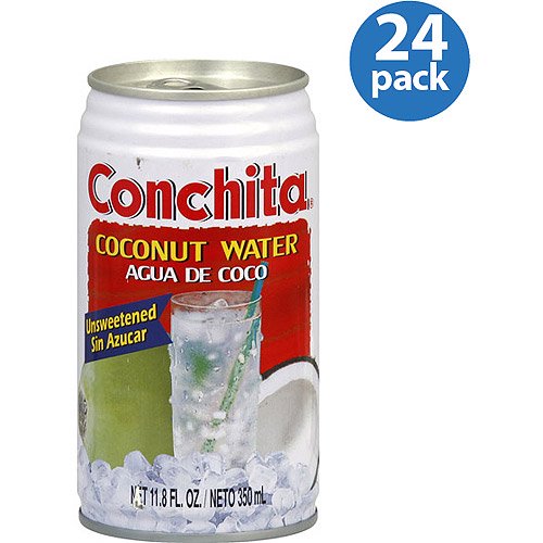 Conchita Unsweetened Coconut Water, 10.4 fl oz, (Pack of 24) Walmart