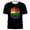 Black, variant on IROINNID Men's Casual Colourful Flag Printed Short Sleeve Pullover T-Shirt