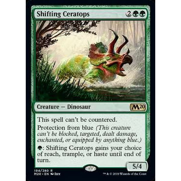 MtG 2020 Core Set Rare Shifting Ceratops (Foil) #194