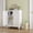 1pc-White-32"H, variant on NadooLite White Metal Storage Cabinet with Adjustable Shelves, 2 Doors, Multi-Use Organizers and Storage Garage,Dining,Bath,Laundry,Pantry, 32"H