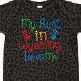 thumbnail image 4 of Inktastic My Aunt in Wyoming Loves Me Boys or Girls Baby Bodysuit, 4 of 5