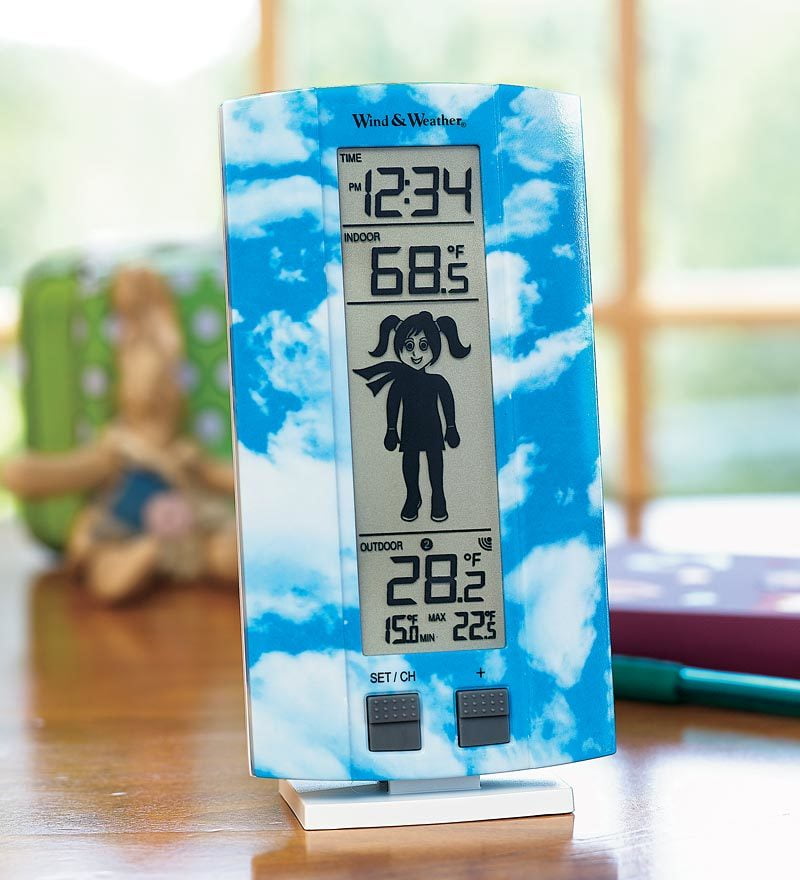 My First Weather Station w a Kid-Friendly Forecast Icon, Girl by Problem Solvers