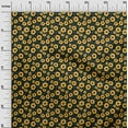 thumbnail image 3 of oneOone Coton Tissu Noir Robe Rétro Floral Tissu Tissu Imprimé par la Cour 42 Pouces de Large, 3 of 5