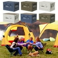 thumbnail image 4 of EZLIFE RJSQAQE Outdoor Storage Box,Plastic Collapsible Storage Bin with Lid,Foldable Stackable Storage Box Organizer,Multifunctional Folding Organizer Cube for Outdoor Home Camping,3 Doors V6R9, 4 of 5