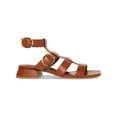 thumbnail image 2 of Steve Madden Womens Aylin Leather Square Toe Gladiator Sandals, 2 of 3
