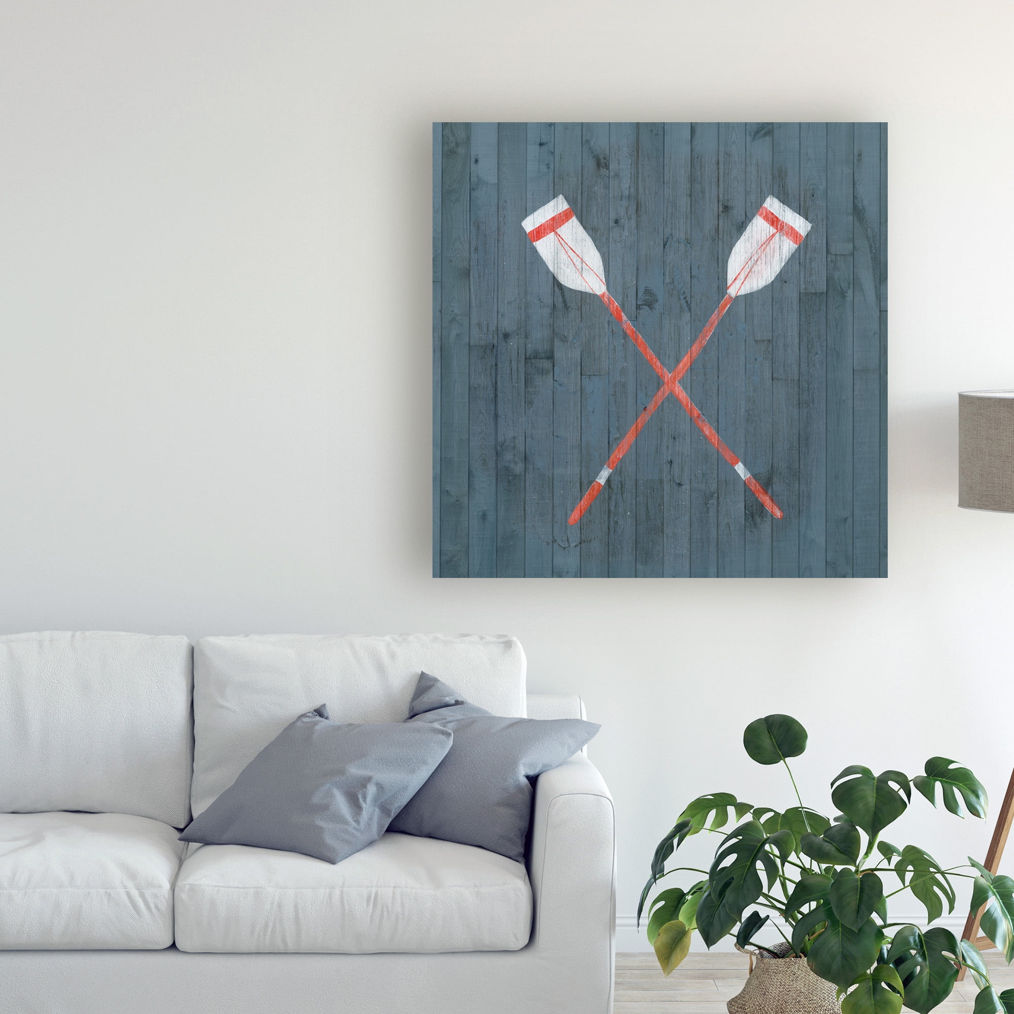 Trademark Fine Art 'Nautical Plank II' Canvas Art by Grace Popp