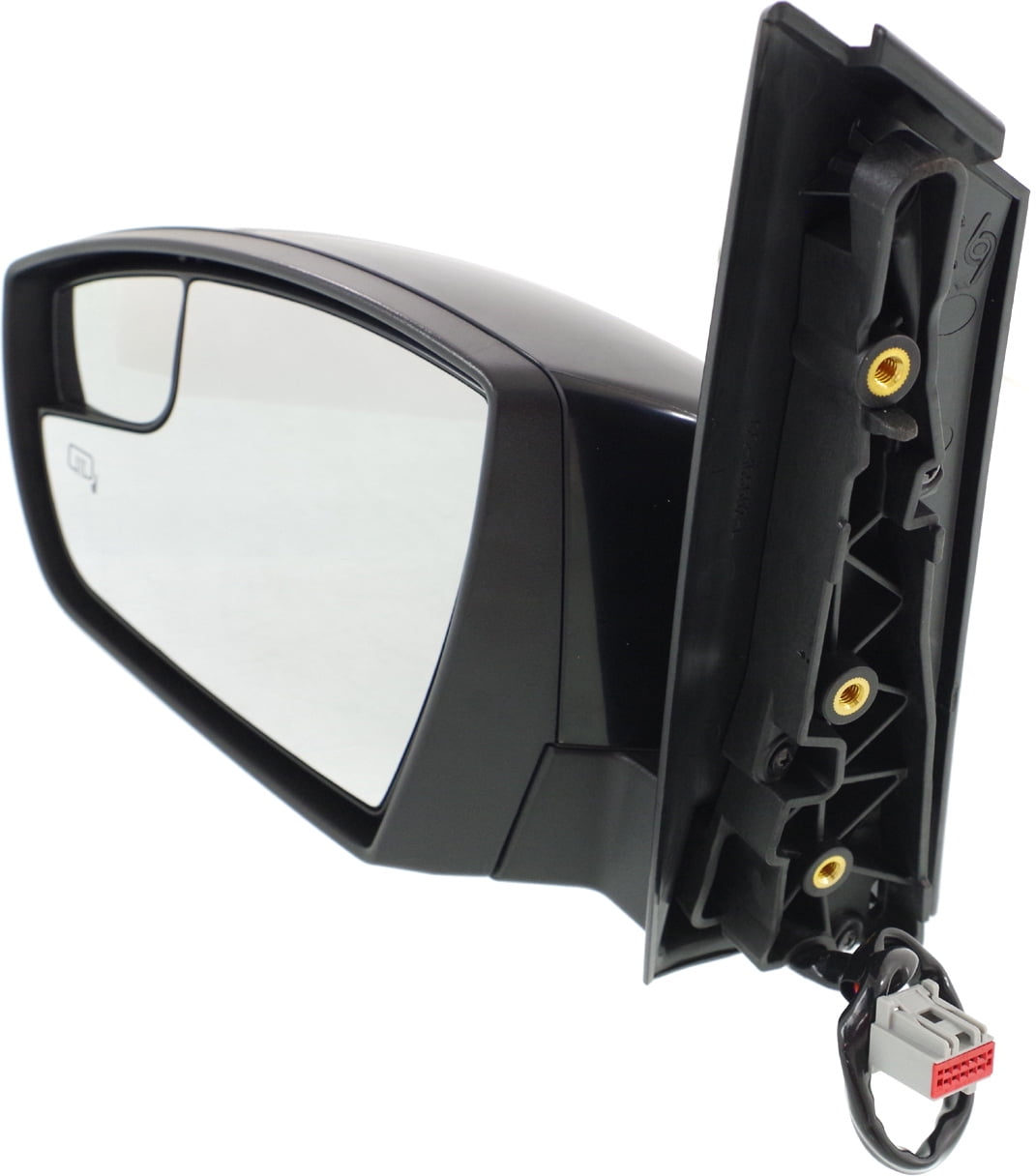 Mirror Compatible With 2013-2017 Ford C-Max Left Driver Side Heated w/ Blind Spot Corner Glass In-housing Signal Light Paintable Kool-Vue