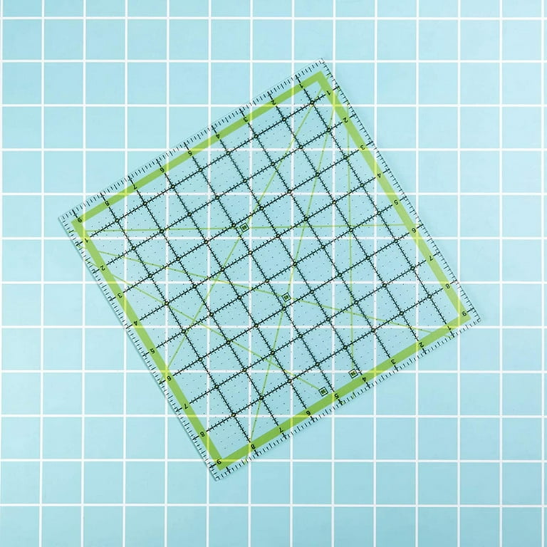  NX Garden 6X 6Inch Quilting Ruler Square Non-Slip Acrylic  Quilting Rulerfor Quilting, Sewing and DIY Crafts Fabric Cutting Ruler :  Arts, Crafts & Sewing
