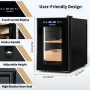 NEEDONE 16L Intelligent Upgrade Electric Cigar Humidor,Tem & humidity Control System, Accurate Hygrometer,Spanish Cedar Wood,for 100 Counts, Gifts For Men