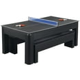thumbnail image 4 of Park Avenue 7-Foot Pool Table Tennis Combination with Dining Top, Two Storage Benches, Free Accessories, 4 of 7