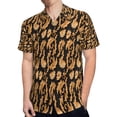 thumbnail image 4 of High Quality Hawaiian Shirts for Men Short Sleeve Aloha Beach Shirt Floral Summer Casual Button Down Shirts Blouses MHIBW9, 4 of 7