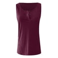 thumbnail image 4 of Ketyyh-chn99 Chandail en Molleton Col Rond Femme Mode Blouse Ample T-Shirts Femme Manches Longues Col Rond T-Shirts Basiques Hauts Blouse Rouge,G, 4 of 5