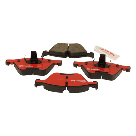 Brembo NAO Ceramic OE Equivalent Brake Pad Set  w/ Shims
