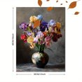 thumbnail image 3 of Iris Flower Still Life Canvas Print Wall Art for Living Room Bedroom Dining Room Hallway Decor, 3 of 8