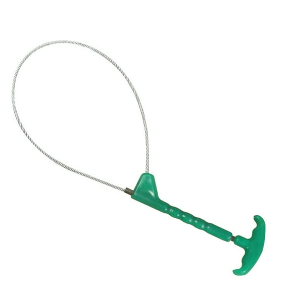 Farfi Handheld Piggy Catcher Fitting Size Sturdy Snare Stainless Steel Pig Catcher for Livestock (Green)