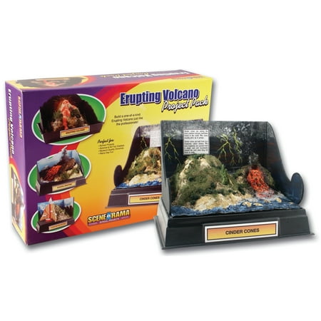 Woodland Scenics Scene-A-Rama Project Pack, Erupting Volcano Kit