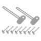 thumbnail image 5 of HEALEEP 10Ud Exprimidor Universal Manual Para De Pasta Dental Y Cremas Color, 5 of 8