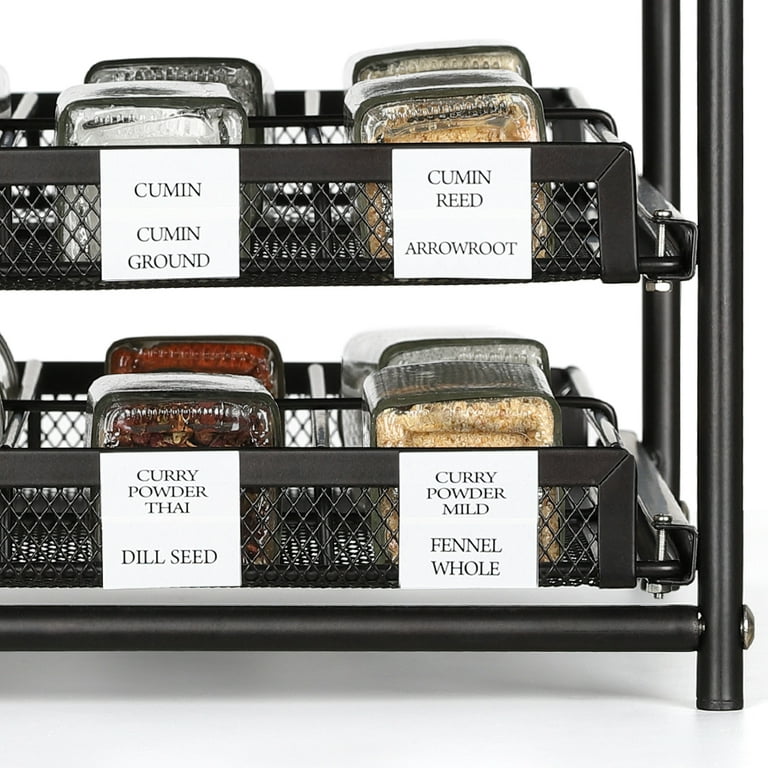 YouLoveIt Spice Rack Organizer for Cabinet, 18/24 bottles