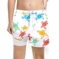 thumbnail image 2 of Shadoumai Boys Swim Trunks 3d Prints Dinosaurs High Stretch Shorts Stretch Summer Beach Pool Swimming Shorts Swimwear for Boys Swim Trunks Junior Beach Trunks, 2 of 3